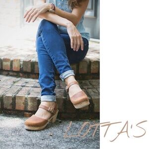 Lotta From Stockholm Swedish Highwood Clog Sandal for Women |Mary Jane Style| 8